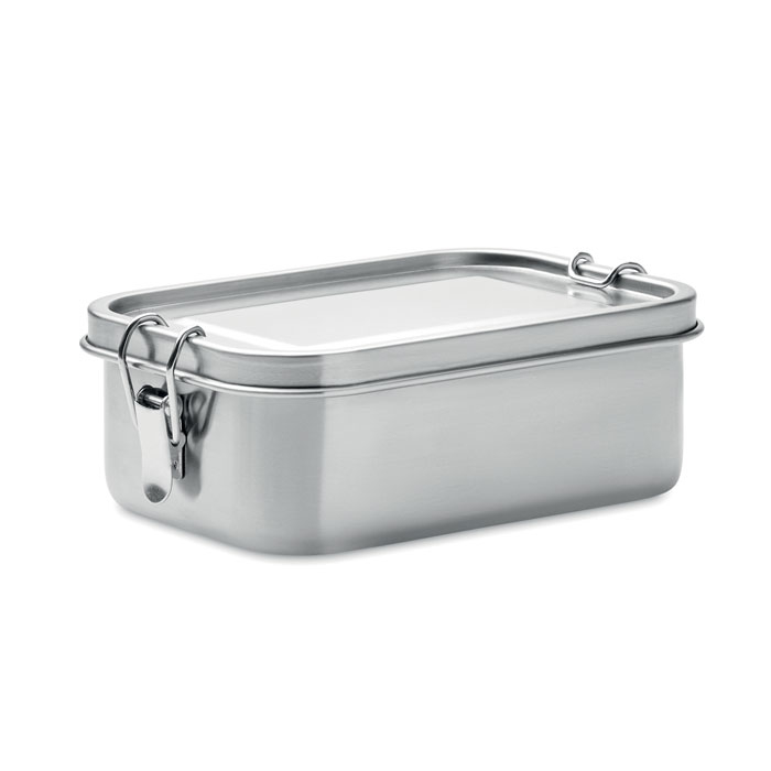 Boîte à lunch publicitaire en acier inox 750ml CHAN silver mate